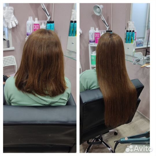 Наращивание натуральных волос