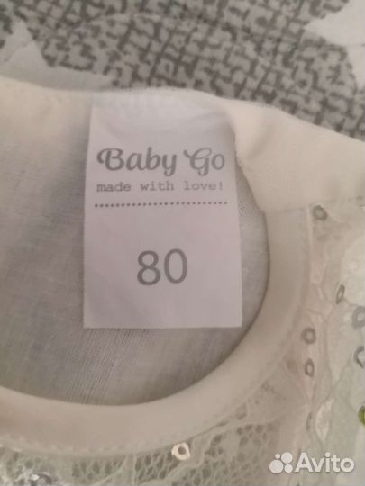 Платье для девочки 80 размер