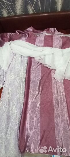 Комплект шторы,тюль и ламбрикен