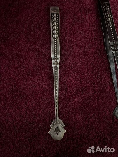 Щипцы для сахара мельхиор СССР