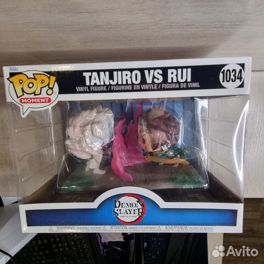 Funko Pop Demon Slayer 1034 Tanjiro vs Rui