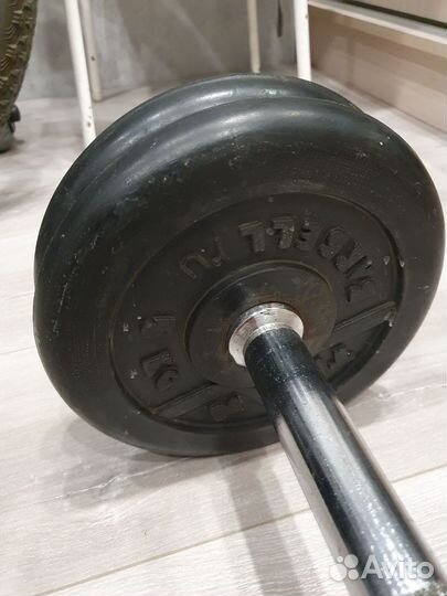 Штанга с блинами бу