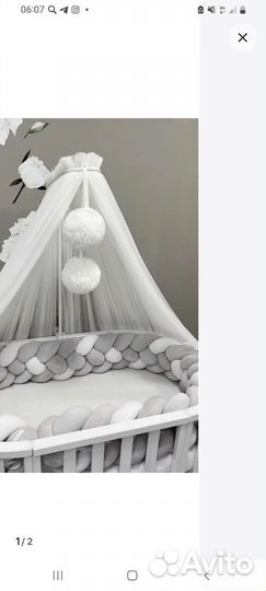 Балдахин в детскую кроватку