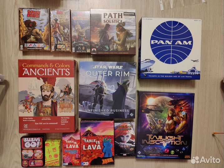 Настольные игры, в пленке (eng, de)