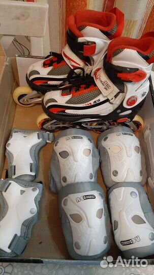 Роликовые коньки детские раздвижные