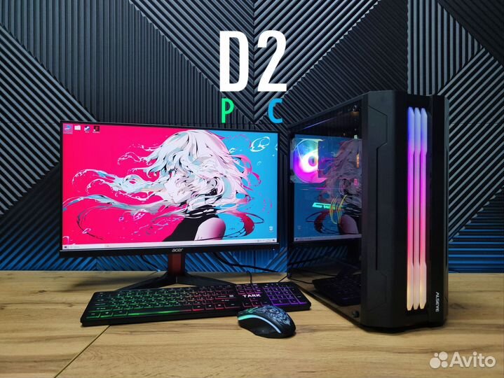 Игровой пк GTX 1080, 12/24 ядер, DDR4 16 GB