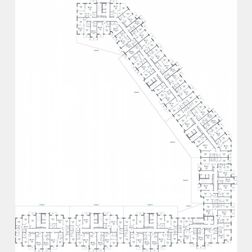 1-к. квартира, 45,1 м², 5/16 эт.