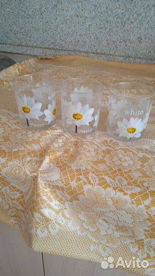 Стеклянные стаканы