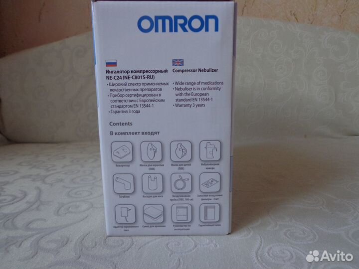 Ингалятор компрессорный небулайзер Omron NE-C24