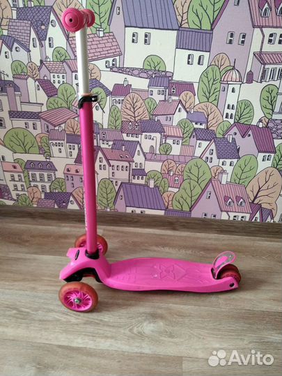Самокат детский трехколесный бу