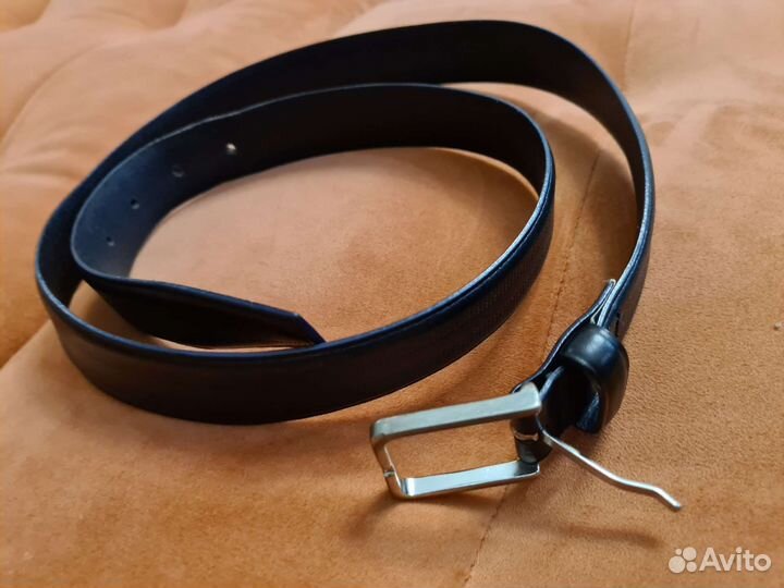 Мужской кожаный ремень zara