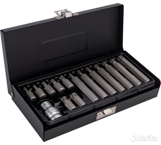 Набор бит torx (15 шт; 1/2) yato YT-0411