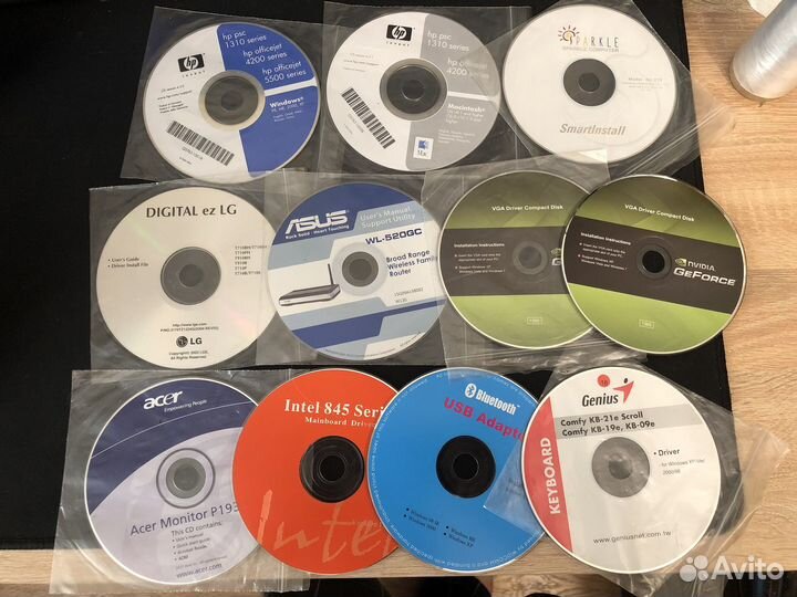 Д36 / Драйверы на дисках для пк / Одним лотом