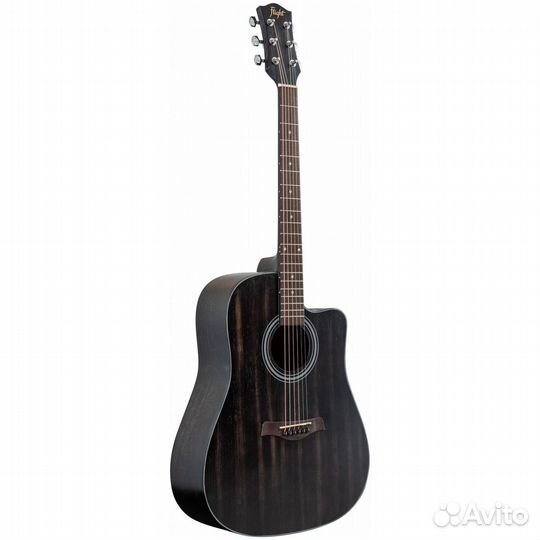 Акустическая гитара Flight D-155C MAH BK
