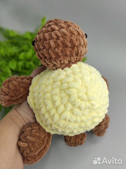 Плюшевая игрушка ручной работы. Плюшевая черепаха