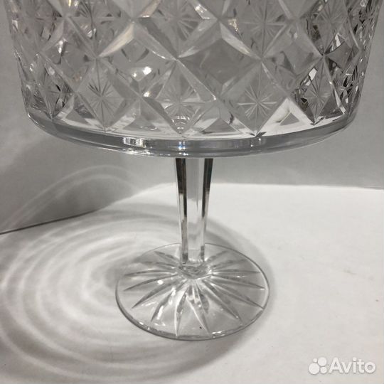 Конфетница на ножке хрусталь