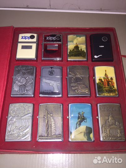 Коллекция зажигалок zippo