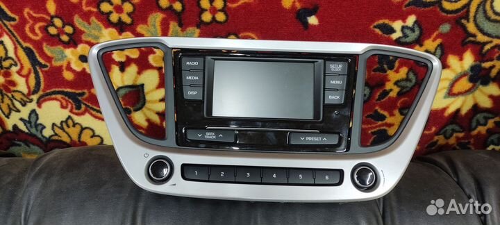Магнитола hyundai solaris 2