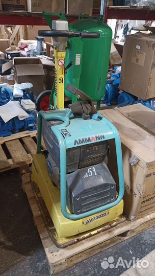 Виброплита реверсивная дизельная ammann AVP 3020