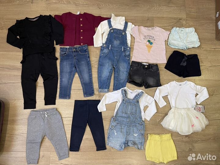 Вещи на девочку 80-86, Zara, HM, Mothercare, GAP