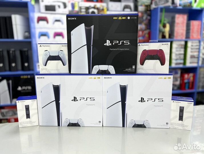 PlayStation 5 Slim 1Tb новая в наличии + доп SSD