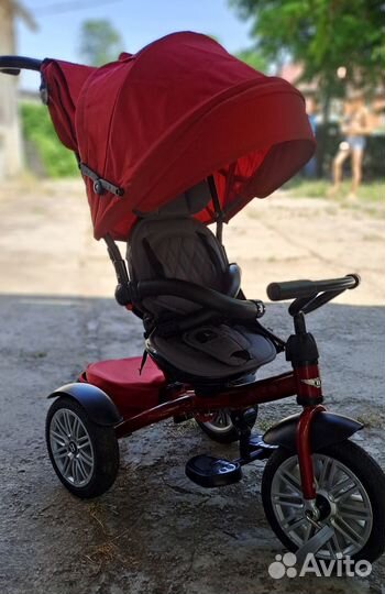 Детский велосипед с родительской ручкой