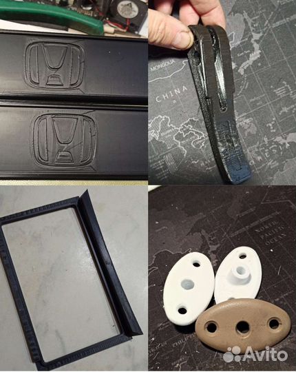 3д печать (пластиком и фотополимерной смолой)