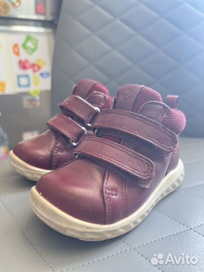 Ботинки демисезонные ecco для девочки 21