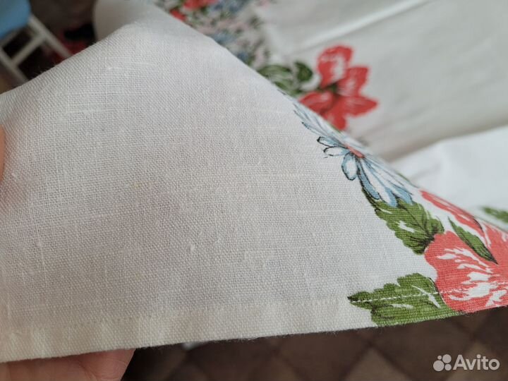 Скатерть лен СССР