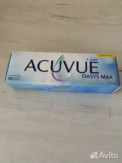 Линзы acuvue oasys однодневные -0,5