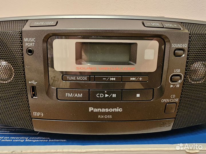 Panasonic RX-D55EE-K новая