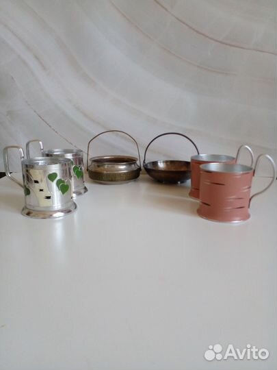 Подстаканники и конфетницы