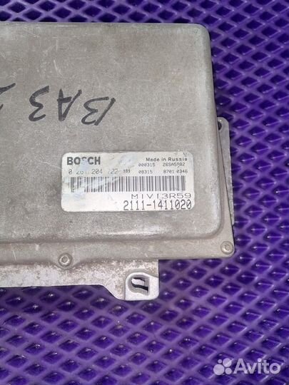 Блок управления двигателем Лада 2110