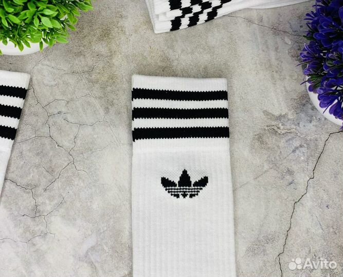 Носки Adidas Solid белые оригинал