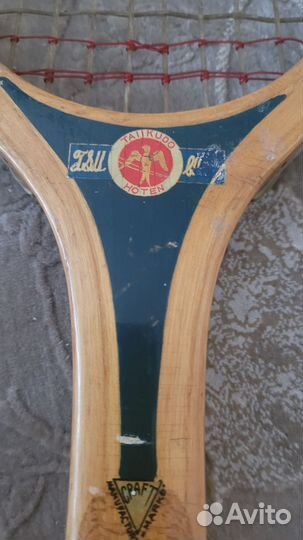 Теннисная ракетка многослойное дерево винтаж smash