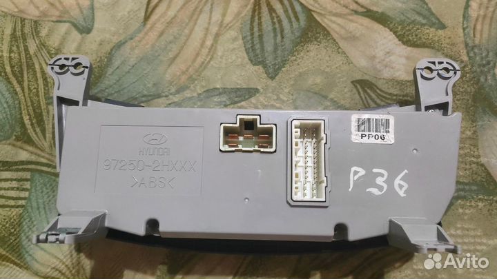 Блок управления кондиционером Hyundai Elantra 4HD