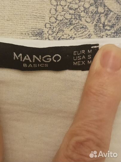 Футболка mango испания 48р хлопок