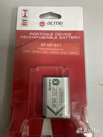 Аккумулятор Sony AP-NP-BX1