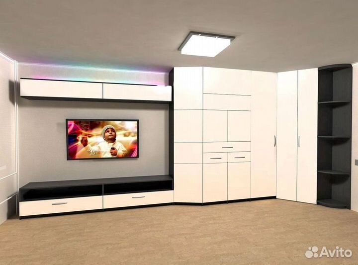 Шкаф купе с зеркалом