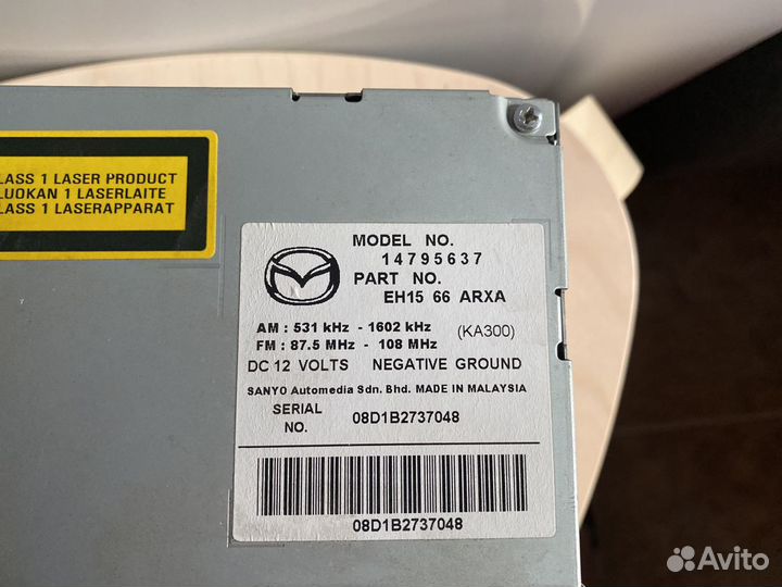 Мазда сх 7 автомагнитола оригинал