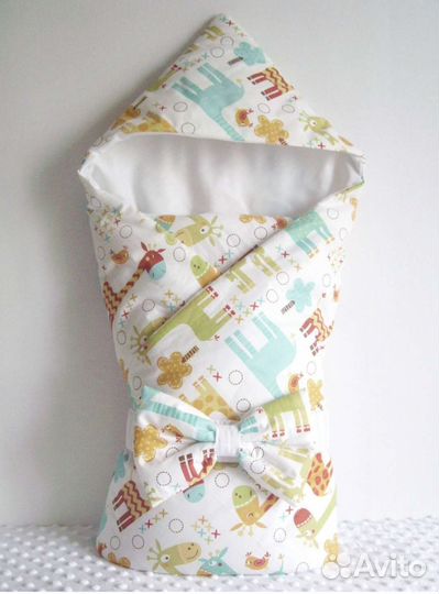 Конверт одеяло для новорожденного летний