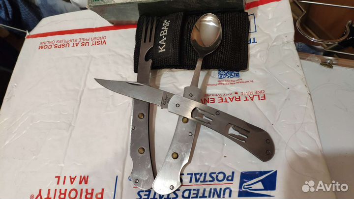 Раритет. нож KA-BAR 1300 (USA 80-е г.) с хранения