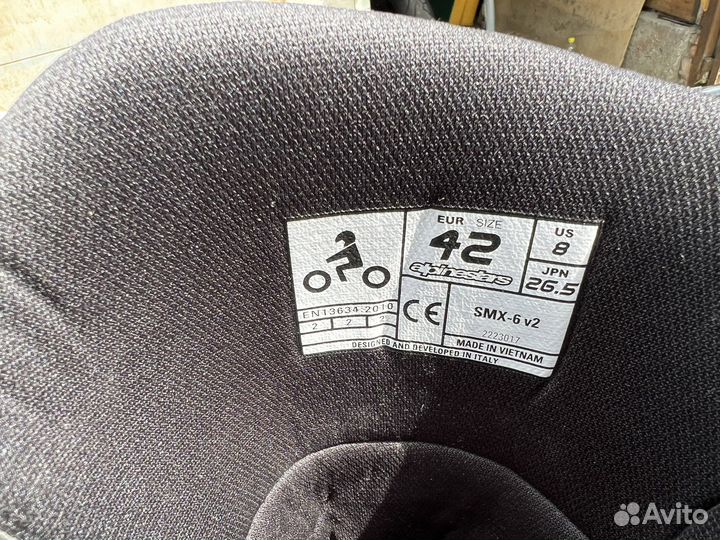 Мотоботы alpinestars smx v2