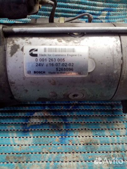 Стартер 24v Cummins