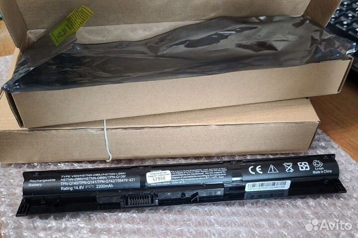 VI04 аккумулятор для ноутбука HP