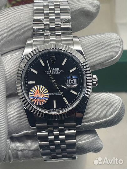 Часы Rolex datejust 41mm black dial