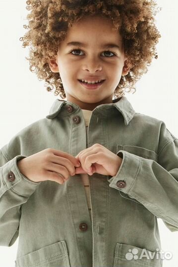 Рубашка пиджак hm 110/116, 122/128