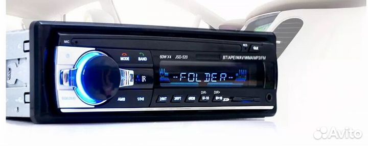 Новая 1din Магнитола с Bluetooth и микрофоном