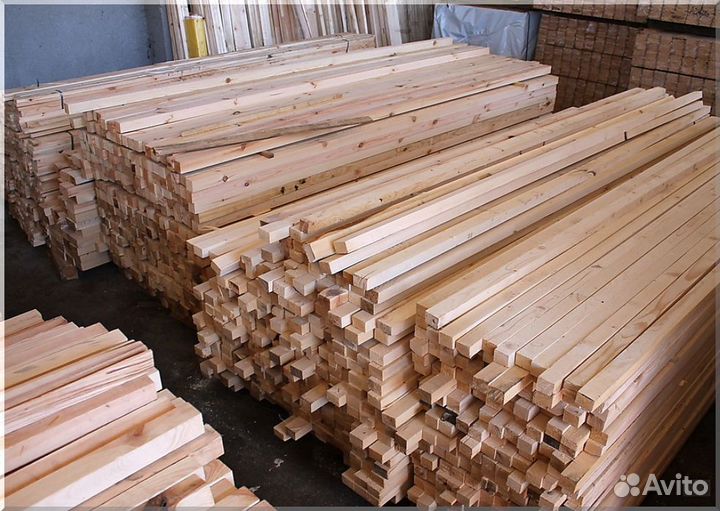Брусок обрезной сухой хвоя 50х50, 6м