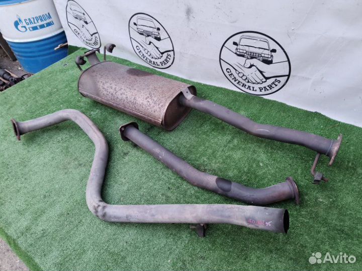 Глушитель в сборе Toyota Land Cruiser Prado KZJ95